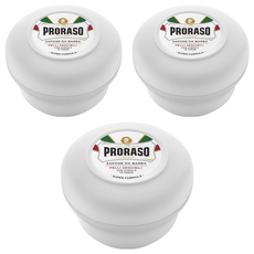 PRORASO 白標 敏感肌刮鬍皂 150ml, 3罐