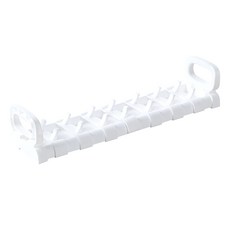 理享家 可調節碗盤瀝水收納架/碗架,白色, 廚房收納好幫手，輕鬆瀝水，保持乾燥衛生, 7層, 1個