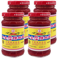 大全 麻油辣椒醬 台灣產, 135g, 4罐