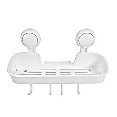 TAILI 太力 真空吸盤廚房調味料架 372g, 1個, 白色