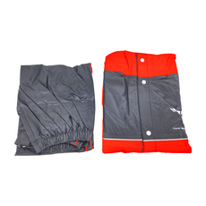 雙龍 迷幻超輕風雨衣, 紅色, XL