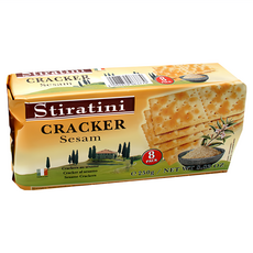 STIRATINI 芝麻蘇打餅, 250g, 1包