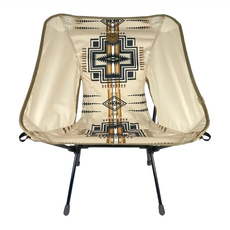 OWL CAMP 標準椅，卡其圖騰，500D牛津布，航空鋁合金管，ABS耐磨防滑墊, 1個