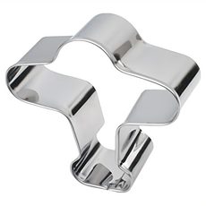 PEARL LIFE 珍珠金屬 Antenor 不銹鋼造型餅模 D-3464 50 x 45mm, 飛機 銀色, 1個