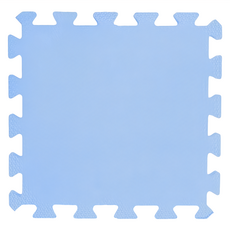 EVA巧拼地墊 40入 環保無毒防滑, 32 x 32 x 1cm, 淺藍色, 1組