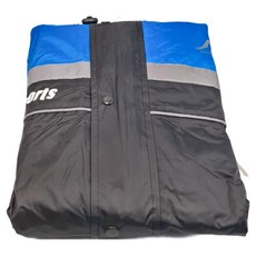 MotoC M203加強安全反光運動風雨衣 藍 2XL 時尚有型 安全舒適, 1入