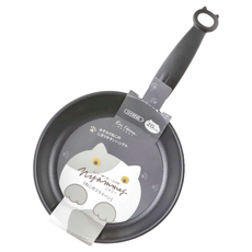 KAI 貝印 Nyammy 貓咪不沾平底鍋 適用於瓦斯爐和電磁爐, 20cm, 1個