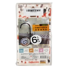 minono 米諾諾 防霉防水防油廚衛牆角貼 多色隨機出貨 6個, 1組