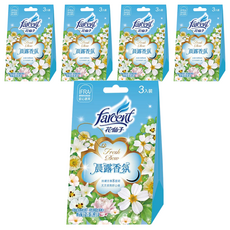 farcent 花仙子 衣物香氛袋 3個, 30g, 5盒, 晨露香氛