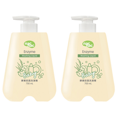 nac nac 酵素奶瓶蔬果洗潔精, 700ml, 2瓶