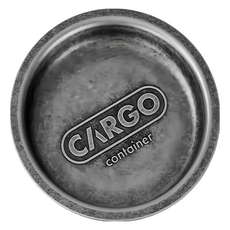 CARGO container 野火雪拉碗蓋盤 小, 鐵灰色, 1個