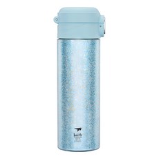 Keith Titanium 鎧斯 鈦彈蓋真空保溫瓶, 冰花藍, 400ml, 1個