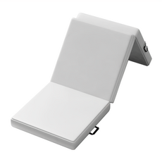 MICHAEL FITNESS 麥克健身 超厚PU摺疊瑜珈墊 183 x 60 x 5cm 灰色, 舒適止滑，可摺疊收納, 1個