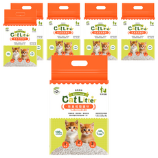 MRC 瑪西森林 貓砂 除臭稻殼 1.5mm 無香味, 2.5kg, 6L, 6盒