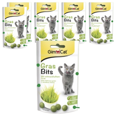 Gim Cat 俊寶俊喵 貓草錠, 幫助排出毛球, 補充營養, 無添加糖, 無穀物, 50g, 貓草, 6包