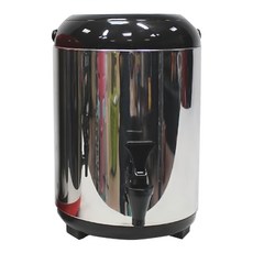 RAION 雄獅 不鏽鋼手提保冰溫茶桶 CK-518, 8L, 黑色, 1個