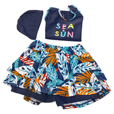 Summer Love 夏之戀 loveteen kids 小女長版泳衣 褲連裙 SEA & SUN
