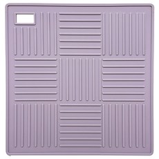 LocknLock 樂扣樂扣 粉彩矽膠隔熱 方形, 薰衣草紫, 1個