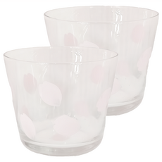TOMI GLASS 富哨子 變色自由杯 2件組(220ml) 江戶玻璃, 吉野櫻花雨, 1組