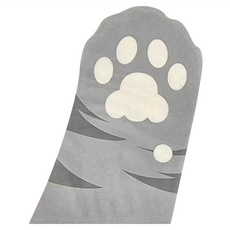 CARD LOVER 信的戀人 便利貼 貓爪, 灰色, 3個, 1組