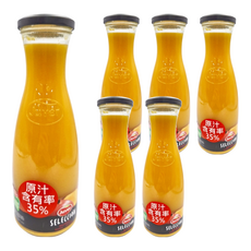 Juver 茱兒 西班牙茱兒芒果檸檬百香果汁, 850ml, 6瓶