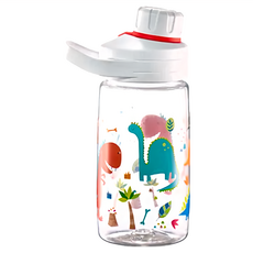 Tritan 旋蓋兒童水壺 450ml, 恐龍, 1個