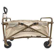 Naturehike 挪客 Mini戶外推車, 卡其色, 1個