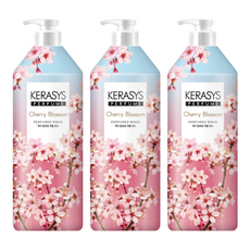 KERASYS 香氛潤髮乳 櫻花香, 1L, 3瓶