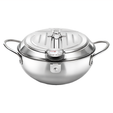 油鍋 24cm 304不銹鋼材質 可除分酸架 適用於多種炉具