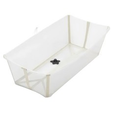 STOKKE Flexi Bath X-Large 摺疊式浴盆加大版 49L, 奶油杏