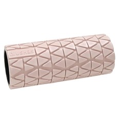 USHaS 瑜癒 ZenRoller 瑜珈舒壓按摩長滾筒, 平面顆粒設計, 運動前後按摩肌肉放鬆, S, 奶茶米, 1個