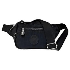 BOBO 博卜 輕量休閒款寬揹帶防潑水斜背包/胸包/肩背包 8829, 黑色, 1個