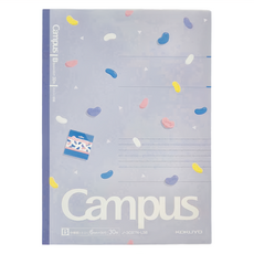 KOKUYO 國譽 Campus 點線筆記本 B5 5入 H252 x W179mm 30頁 藍色, 點心 藍色, 1組