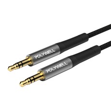 POLYWELL 寶利威爾 公對公 三極 3.5mm 立體聲音源線, PW15-W52-B115, 1條