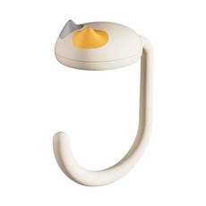 貓咪桌邊掛鉤 尺寸6.2*4.1*9.2cm PP材質 黃色/米白色, 10個