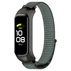 TAOMI 三星錶帶運動環帶 Galaxy Fit2 SM-R220 織物/尼龍 扣帶式 男女通用, 1個, 風暴灰