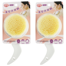 巧巧 美型洗澡刷 20 x 9 x 4cm, C3219, 2支, 1入
