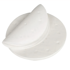 氣炸鍋蒸籠兩用烘焙紙 有孔 400張/包, 20.3cm, 1組