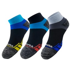 WOAWOA 能量激發登山襪-低筒-L-3入組，吸濕排汗，腳尖腳跟加厚，耐磨舒適, 1入, 多色