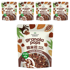 GRANOLA HOUSE 宴麥森林 脆米花 脆萃纖燕麥穀片 法式巧克力, 含BC益生菌, 10.2克膳食纖維, 250g, 5包
