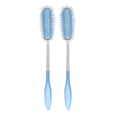 感恩使者 梳美樂 長柄梳子 洗髮梳，藍白，PP/PE材質，35x4x3.5cm, ZHCN2104, 1支, 2支