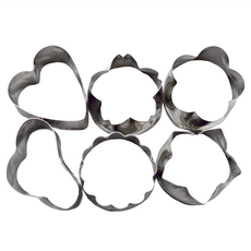 QueenRose霜鳥 18-8不銹鋼菜模組 大 Set - 造型菜模, NO-135, 1組