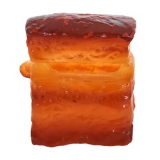 Timo AirPods 紅燒肉擬真耳機保護套, 附掛鉤, 紅燒五花肉, 1個