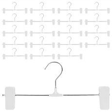 LIENO 無痕褲裙架，橫向26cm, 白色, 20個