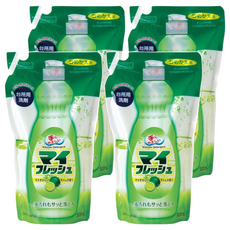 Rocket Soap 火箭石鹼 洗碗精補充包 萊姆, 500ml, 4包
