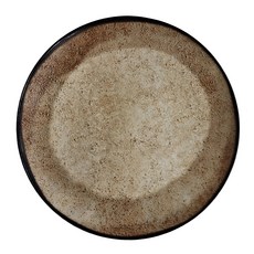 Sambonet Arthur Krupp Matt 圓盤 大地棕/海洋藍 陶瓷圓盤, 27.5cm, 1個