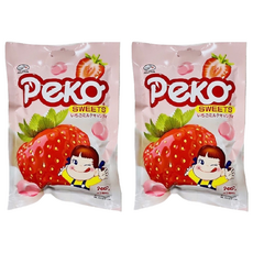 FUJIYA 不二家 草莓牛乳糖, 82g, 2包