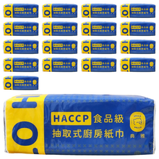 HELLO HELLO 食品級抽取式廚房紙巾 雙層 無添加有害化學物質, 100張, 18包