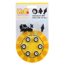 LaQ 迷你車輪組, 激發創意, 培養空間概念, 動手做的樂趣, 1盒, 黑色