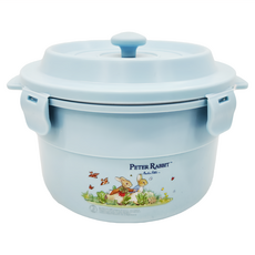 比得兔陶瓷內膽造型便當盒 R-3100P, 17x15x12cm, 內膽陶瓷碗850ml, 外層塑膠碗1200ml, 單件, 1個